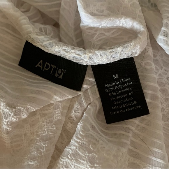 Apt 9 White Swim Suit Cover Up - Picture 3 of 3